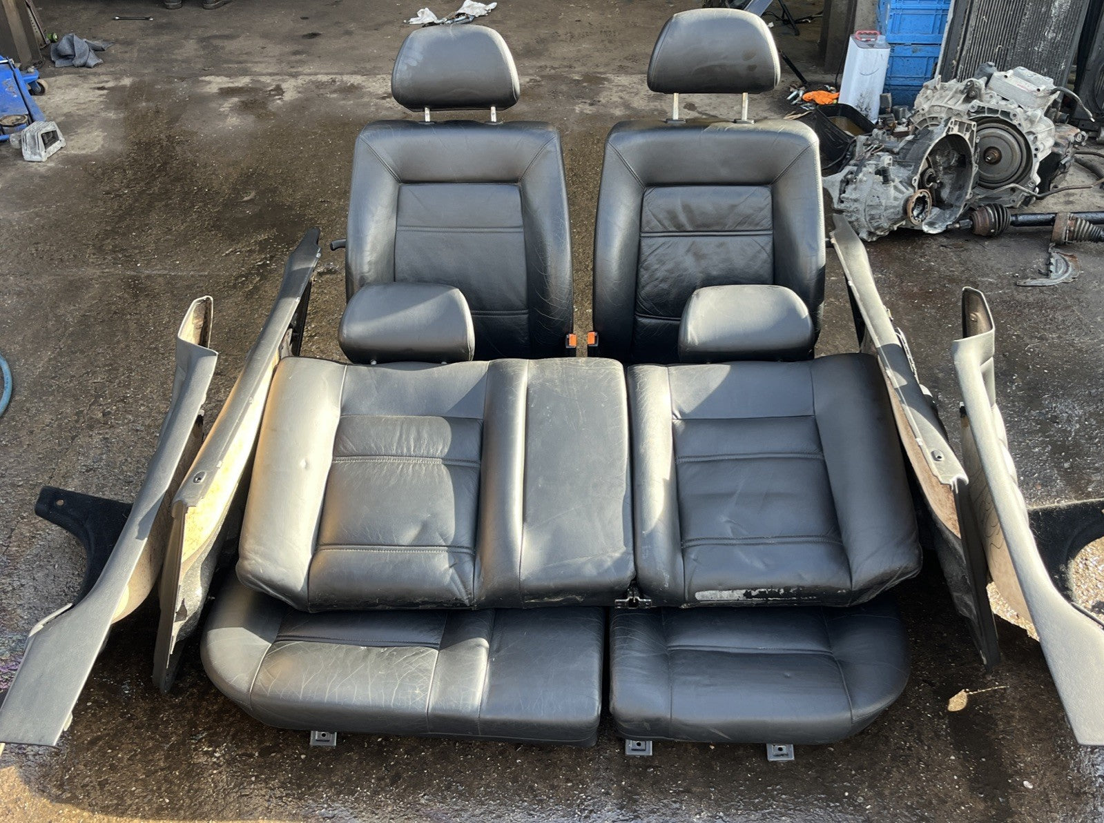 Mk3 Golf Vr6 Leather Interior in Black NO FRONT SEATS