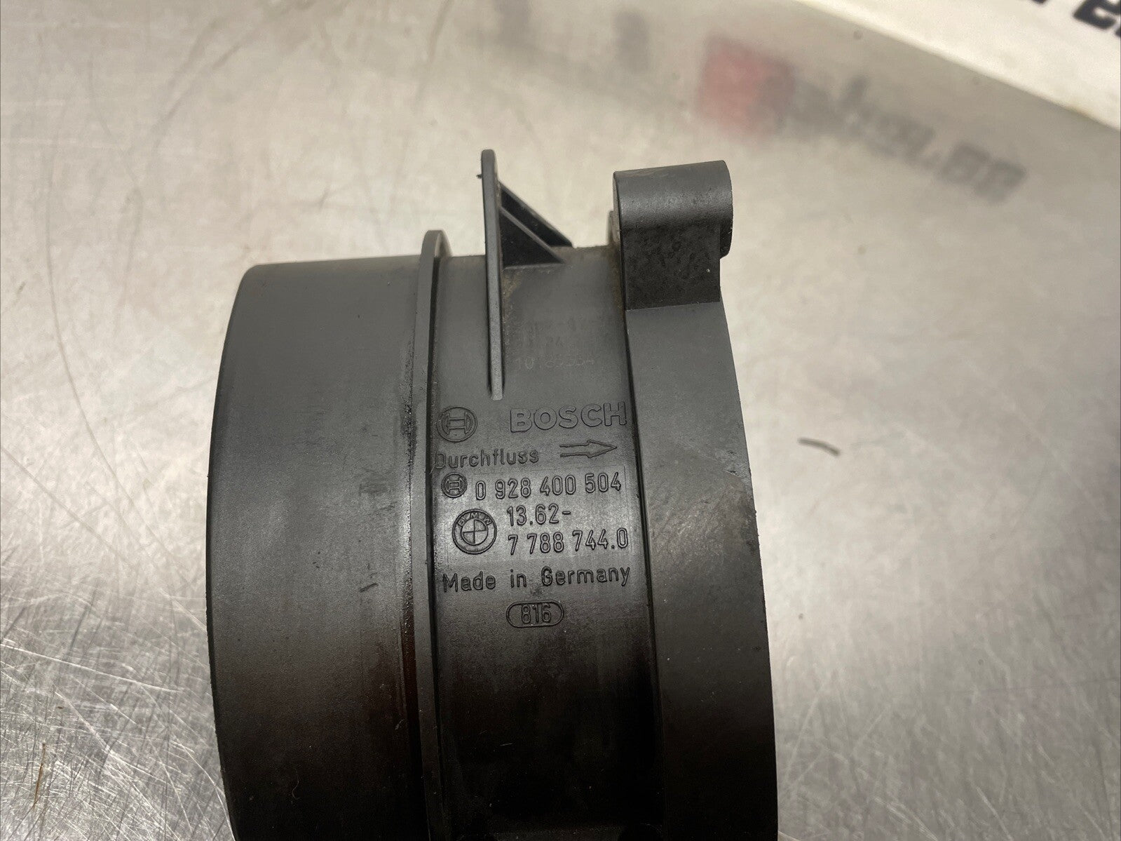 BMW 7 SERIES E66 730 AIR FLOW MASS METER SENSOR 0928400504 IN WORKING  ORDER 