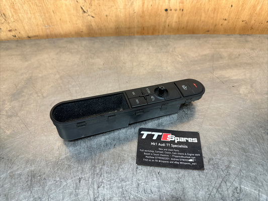 2005 AUDI TT ROADSTER DOOR LOCK AND ROOF CONTROL + SAT NAV SWITCH 8N0919721C