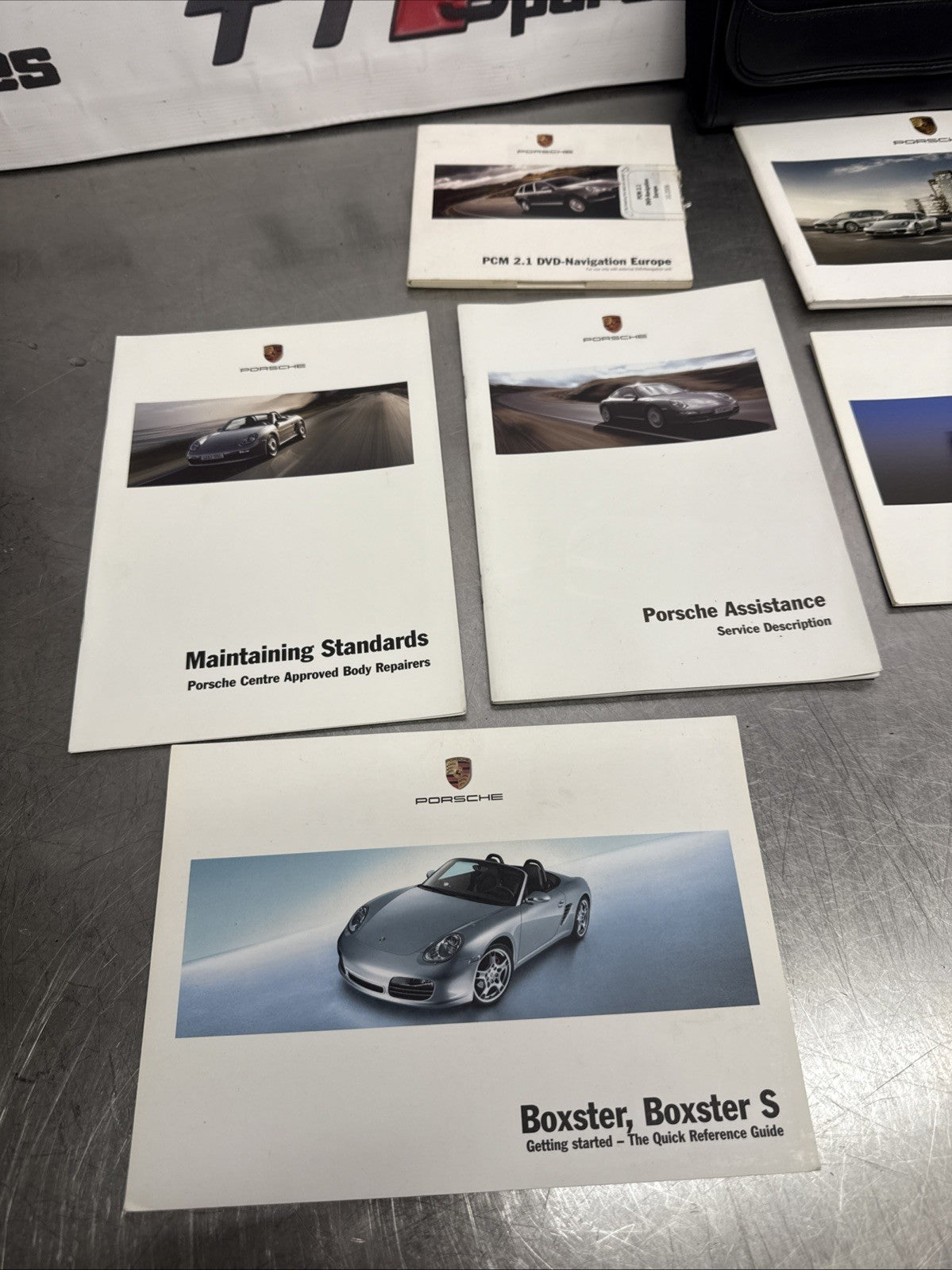 PORSCHE BOXSTER & S 987  (2004 - 2008) OWNERS MANUAL HANDBOOK & WALLET