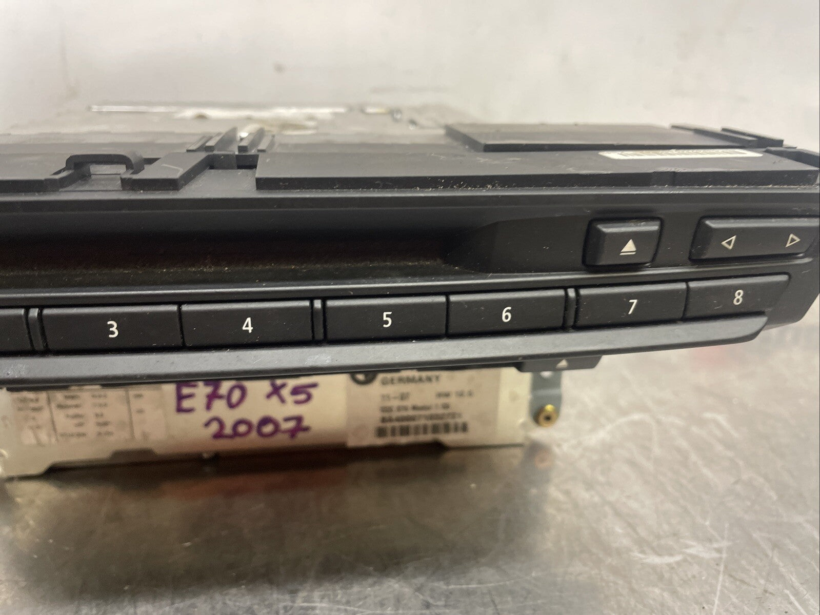 BMW X5 E70 2008 Radio CD GPS player head unit 6583917073201 EPG37521
