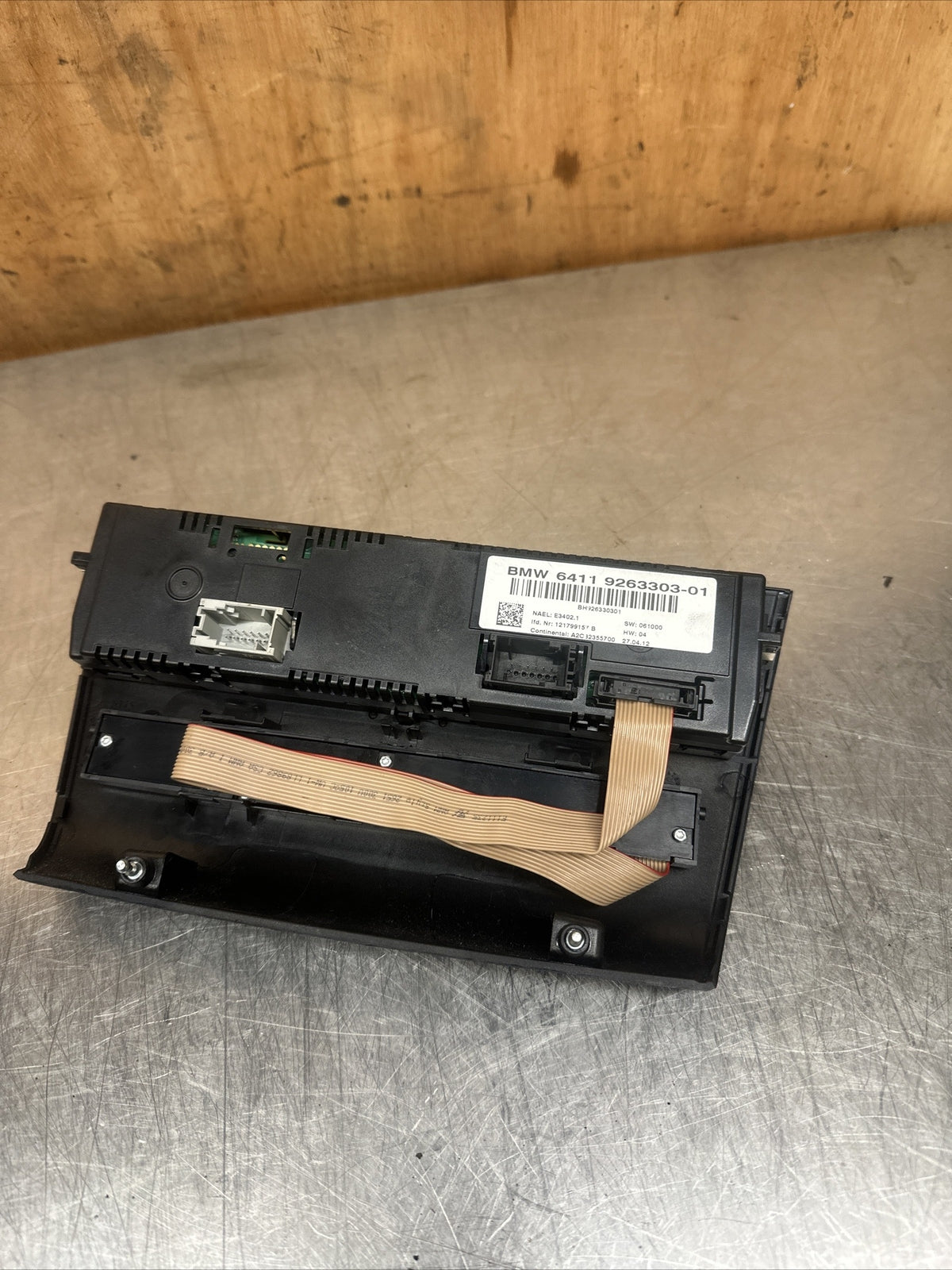  BMW 1 3 SERIES E87 E90 AC HEATER CLIMATE CONTROL PANEL 9263303-01