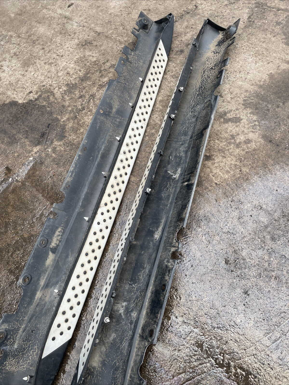 BMW E70 X5 SILL COVERS Pair ALUMINIUM FOOT PLATE
