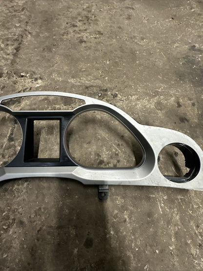 Audi S6 A6 4F C6 Instrument Cluster Trim Silver for MMI High 4F2857115F