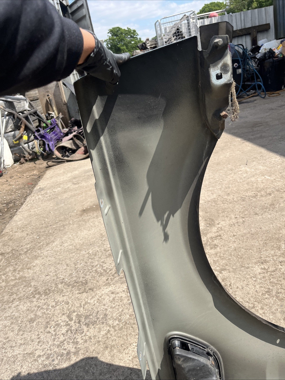 RANGE ROVER SPORT FRONT WING PASSENGER SIDE NEARSIDE LH 2007 5 DOOR JAVA BLACK 