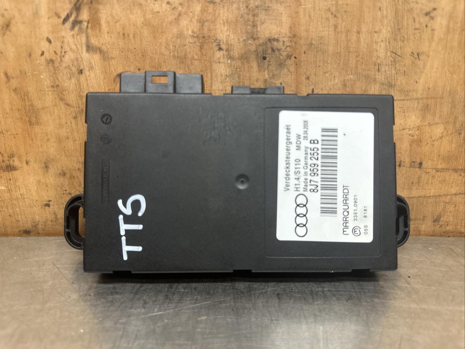 06-14 AUDI TTS MK2 ROADSTER CONVERTIBLE ROOF CONTROL UNIT MODULE 8J7959255B