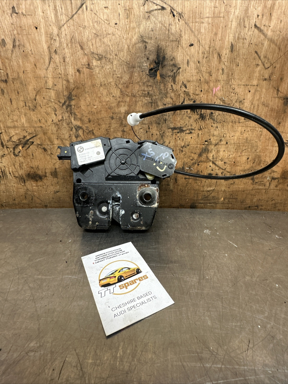 912842100 LGV38659 BMW X5 E70 2007 Tailgate trunk boot lock catch latch 