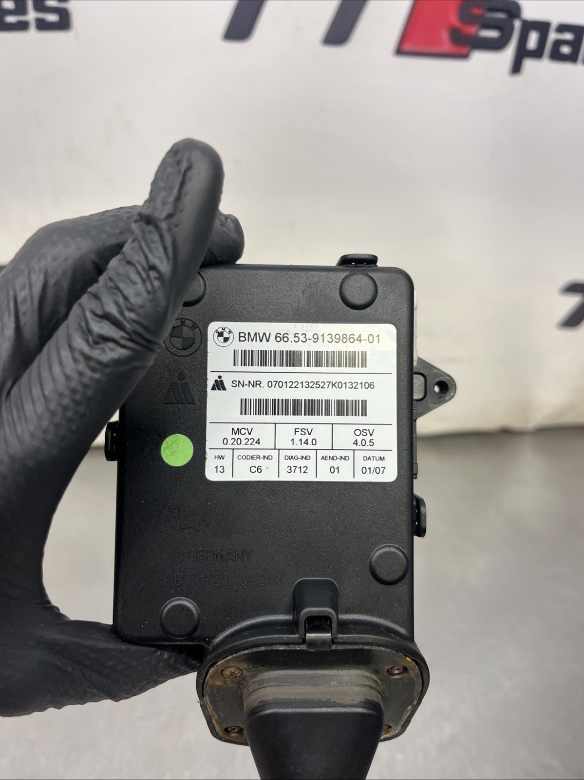 2007 BMW X5 E70 REVERSING REAR VIEW DRIVER CAMERA 9139864