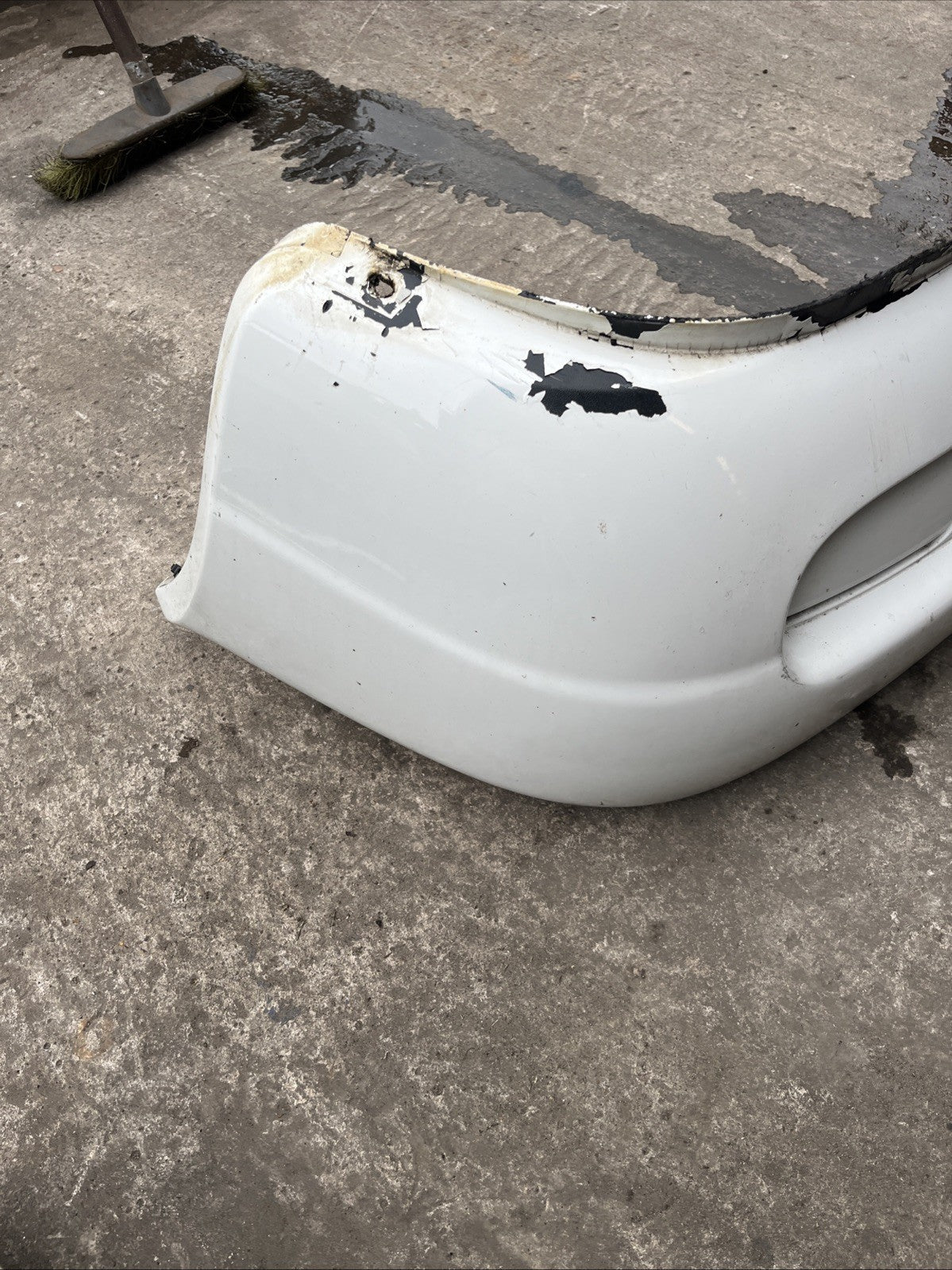 VW T4 TRANSPORTER 2001 1.9 TD SHORT NOSE PAINTED FRONT BUMPER 7D08072212BC