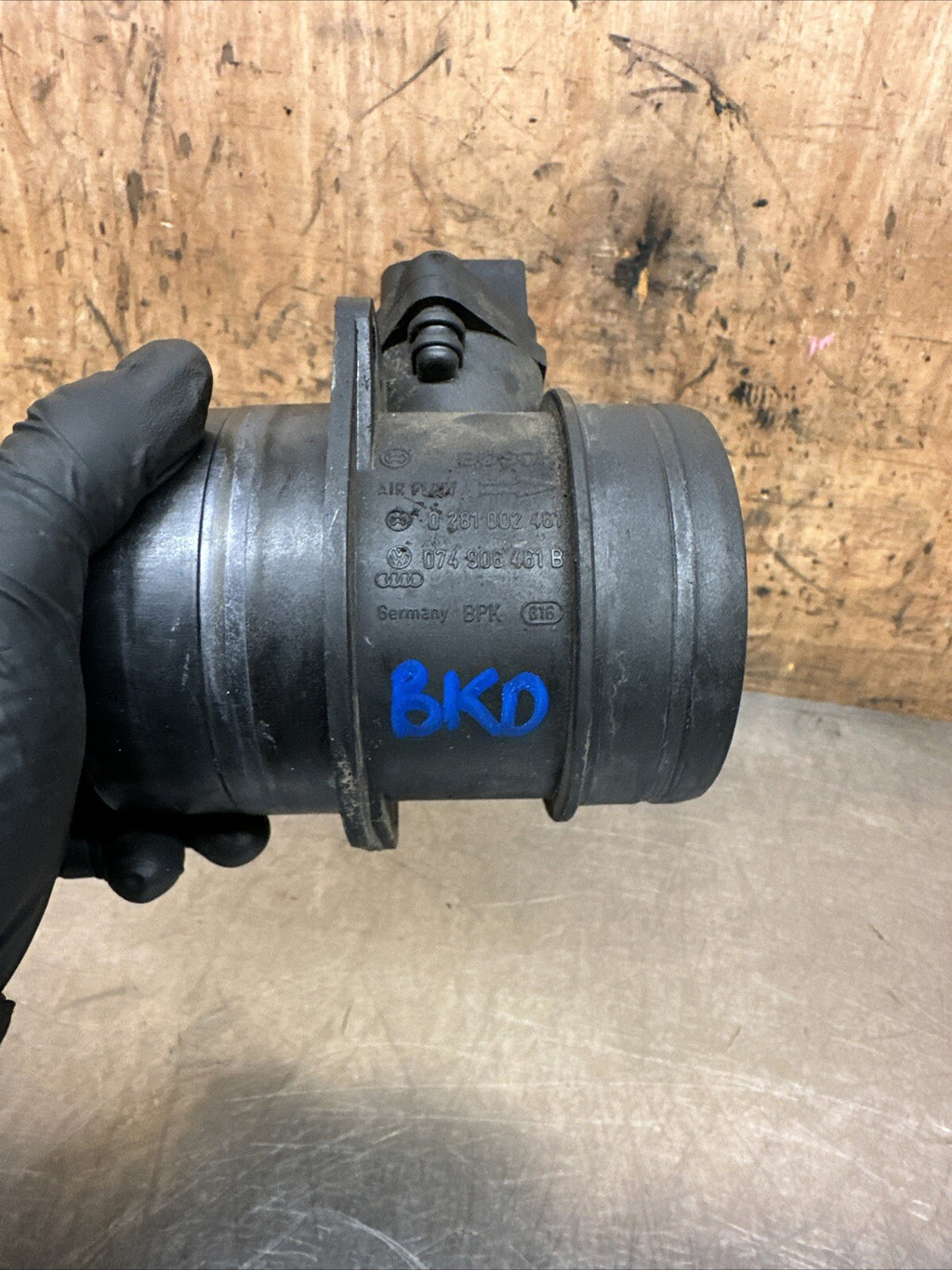 074906461B 0281002461 AUDI A3 A4 A6 MAF MASS AIR FLOW SENSOR METER 