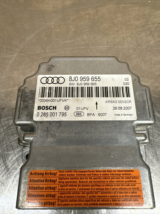 AUDI TT MK2 8J 06-14 SRS CONTROL MODULE ECU 8J0959655