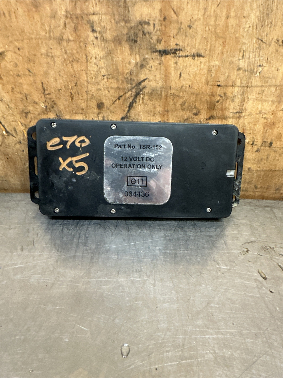BMW X5 BATTERY CONTROL MODULE ECU TSR152 E70 2007