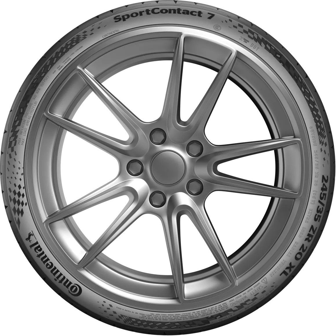 Continental SportContact 7 All Season Tyre 225/40/18 92 XL NEXT DAY BEFORE NOON