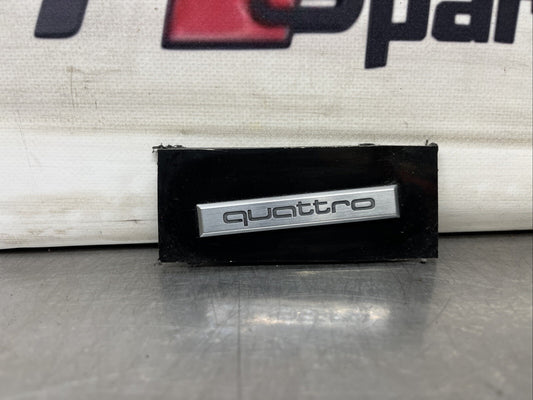 Audi TT Mk1 8N ‘QUATTRO’ Rear Bumper Badge GENUINE 8N0853738