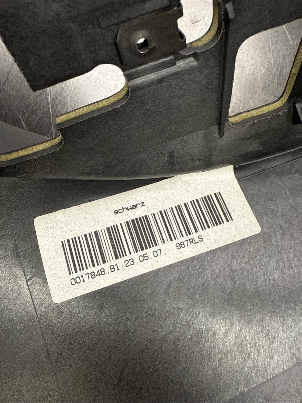 Porsche Boxster Cayman 987 Black Leather Dashboard RHD