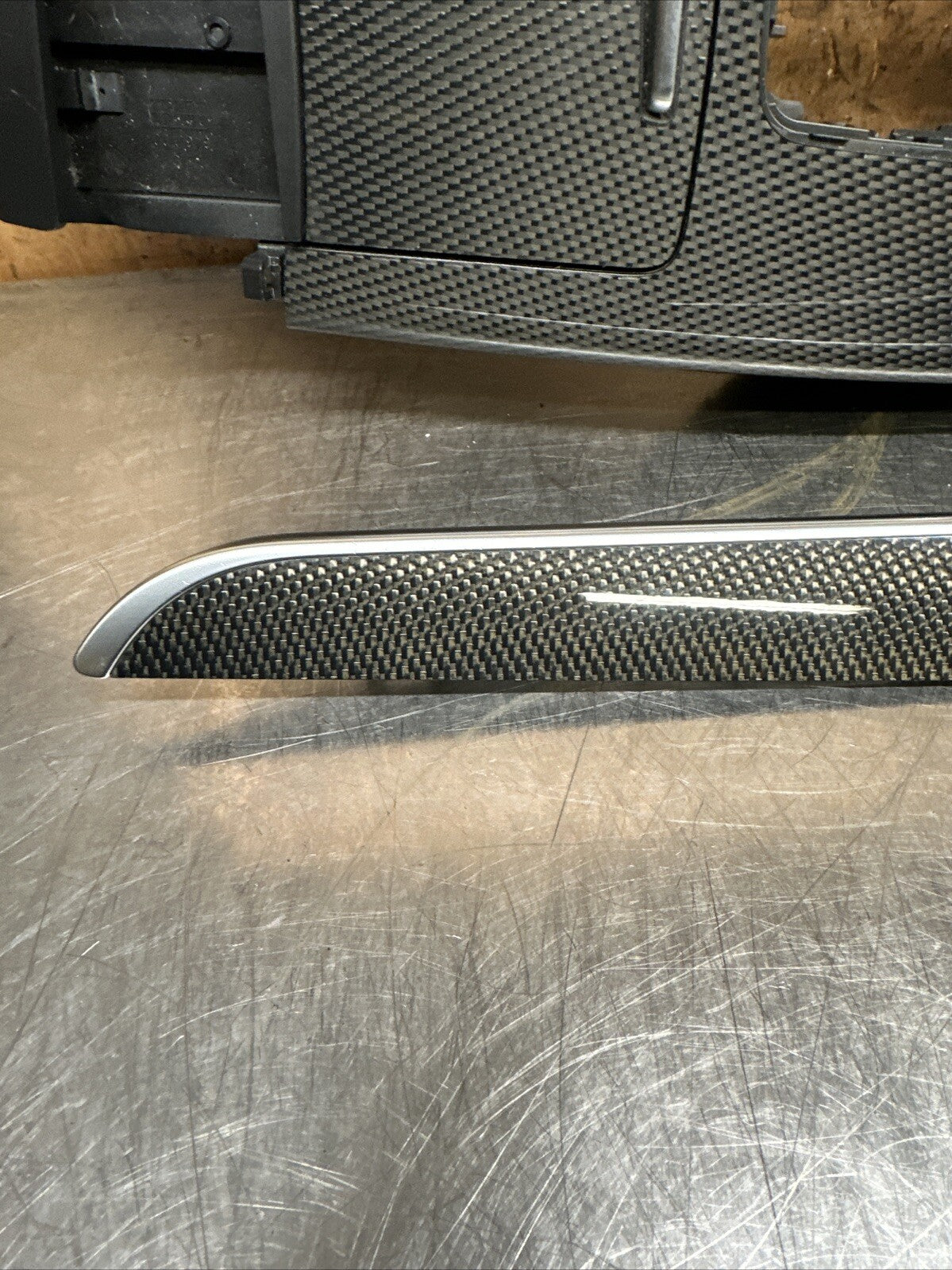 Audi A6 S6 C6 4F 04-11 RHD Complete Carbon Fiber Interior Trim Set Chrome Insert