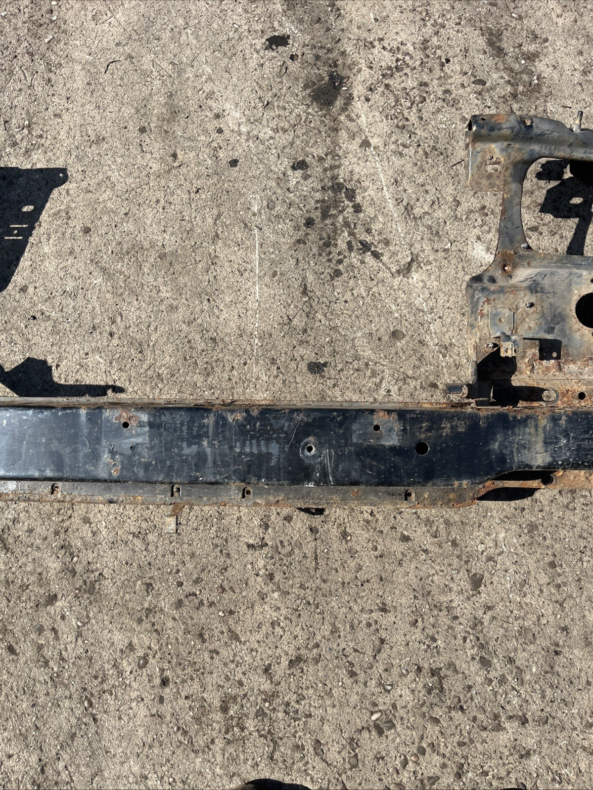 VW T4 TRANSPORTER 2001 1.9 TD FRONT PANEL CRASH BAR HEADLIGHT FRAME