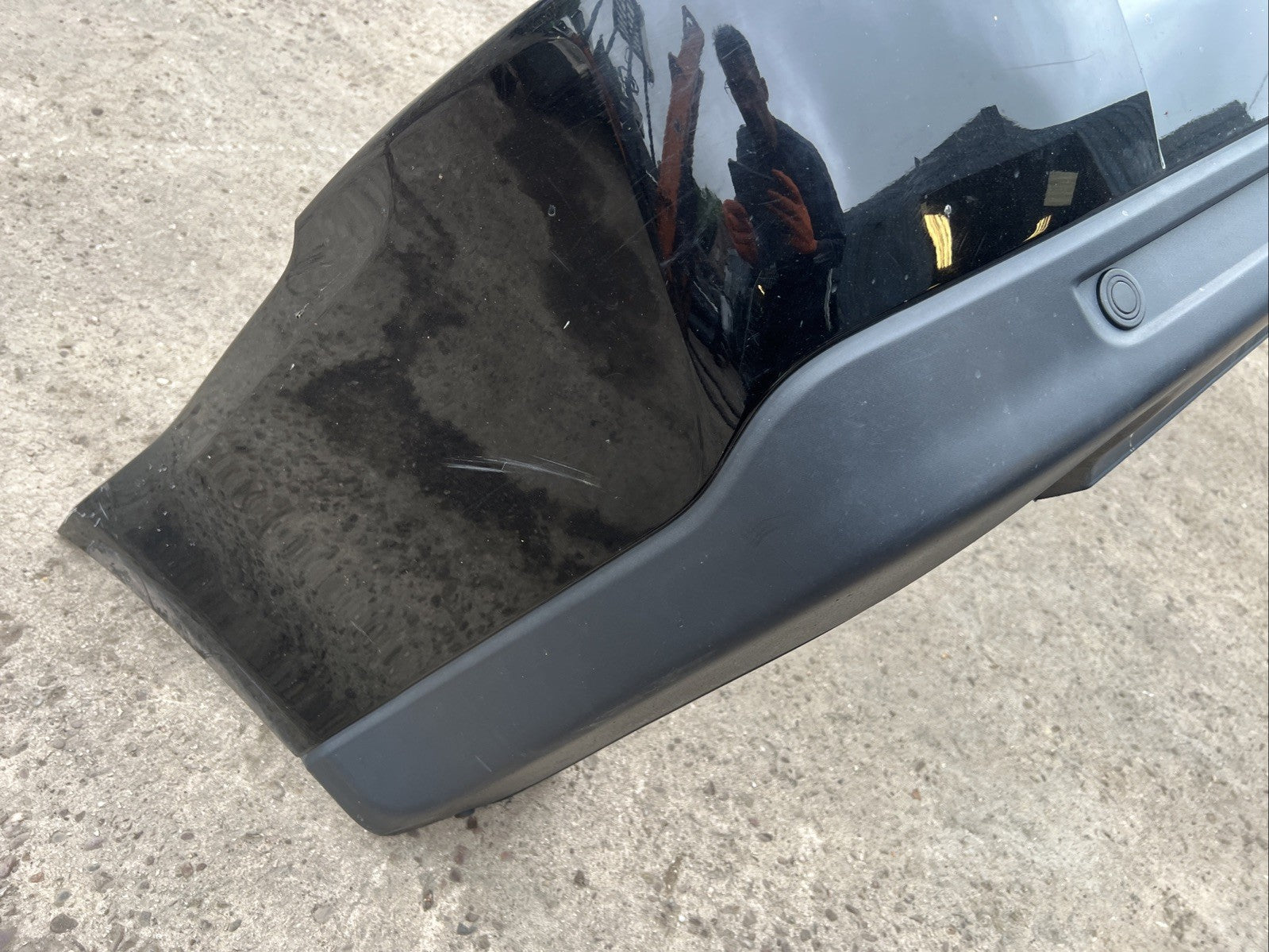 GENUINE RANGE ROVER L320 FACELIFT REAR BUMPER Black  2010-13 PART
