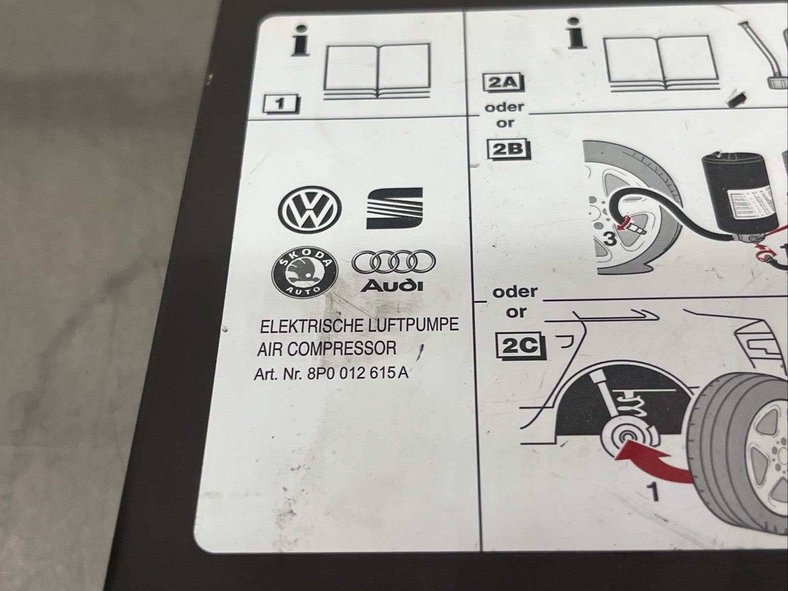2005-2025 Audi Q7 4L 3.0L Air Suspension Compressor Pump Wheel 8P0012615A OEM