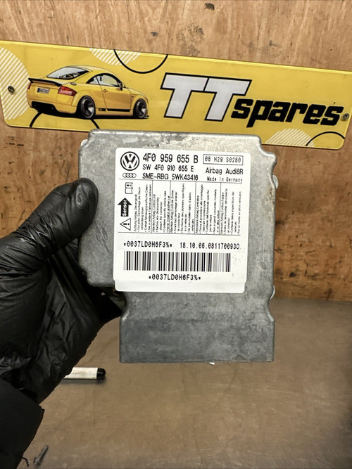 4F0959655B 2006 AUDI S6 TDi AIR SRS BAG CONTROL MODULE 