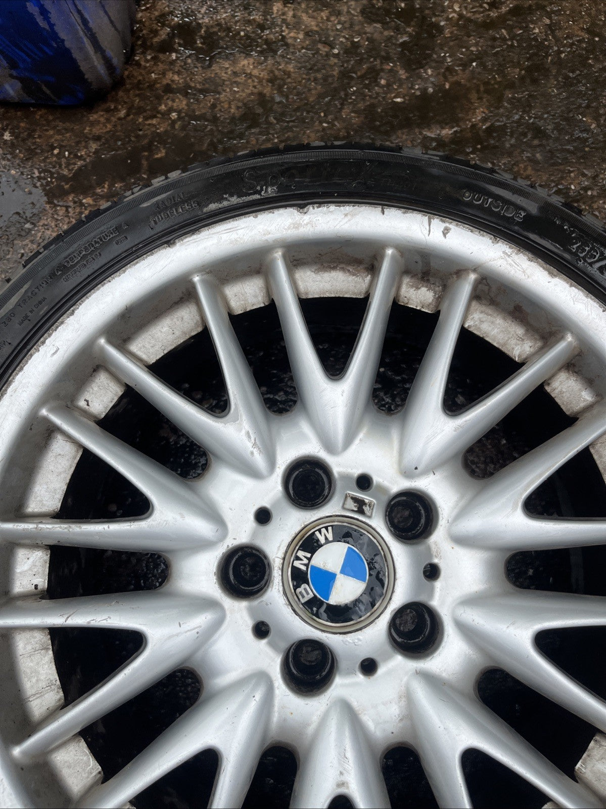 18" 5x120 BMW e46 Original Staggered MV1 Alloy Wheels - SINGLE