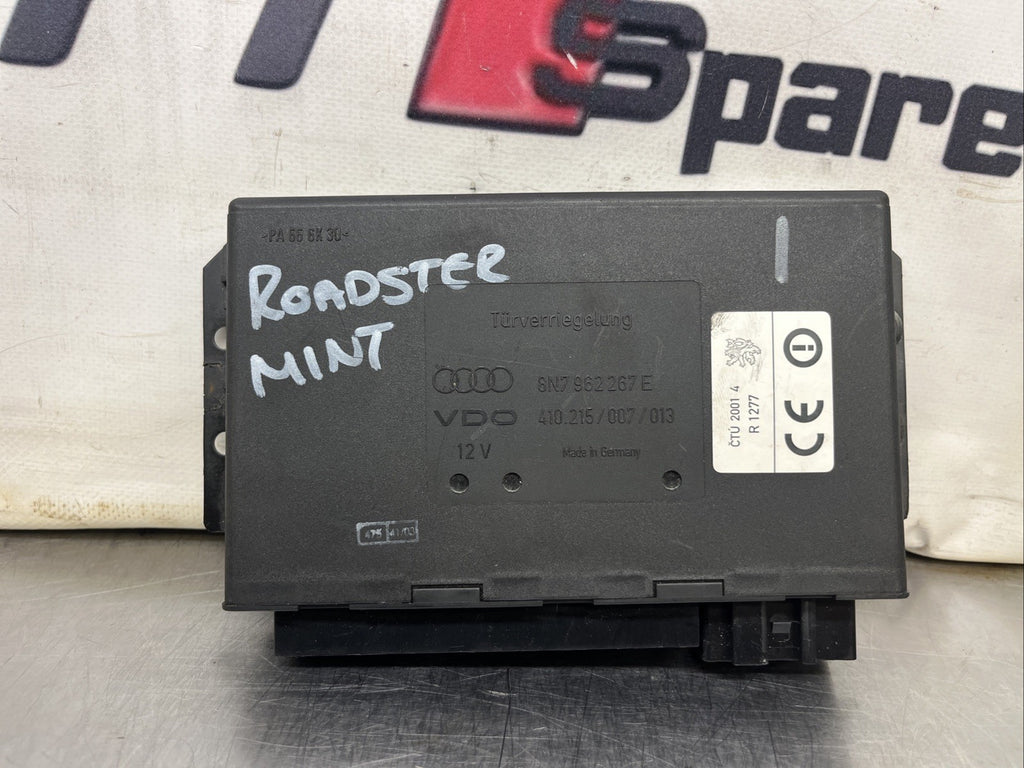 Audi TT Convertible CCM comfort control module 8N7962267E Roadster 8N