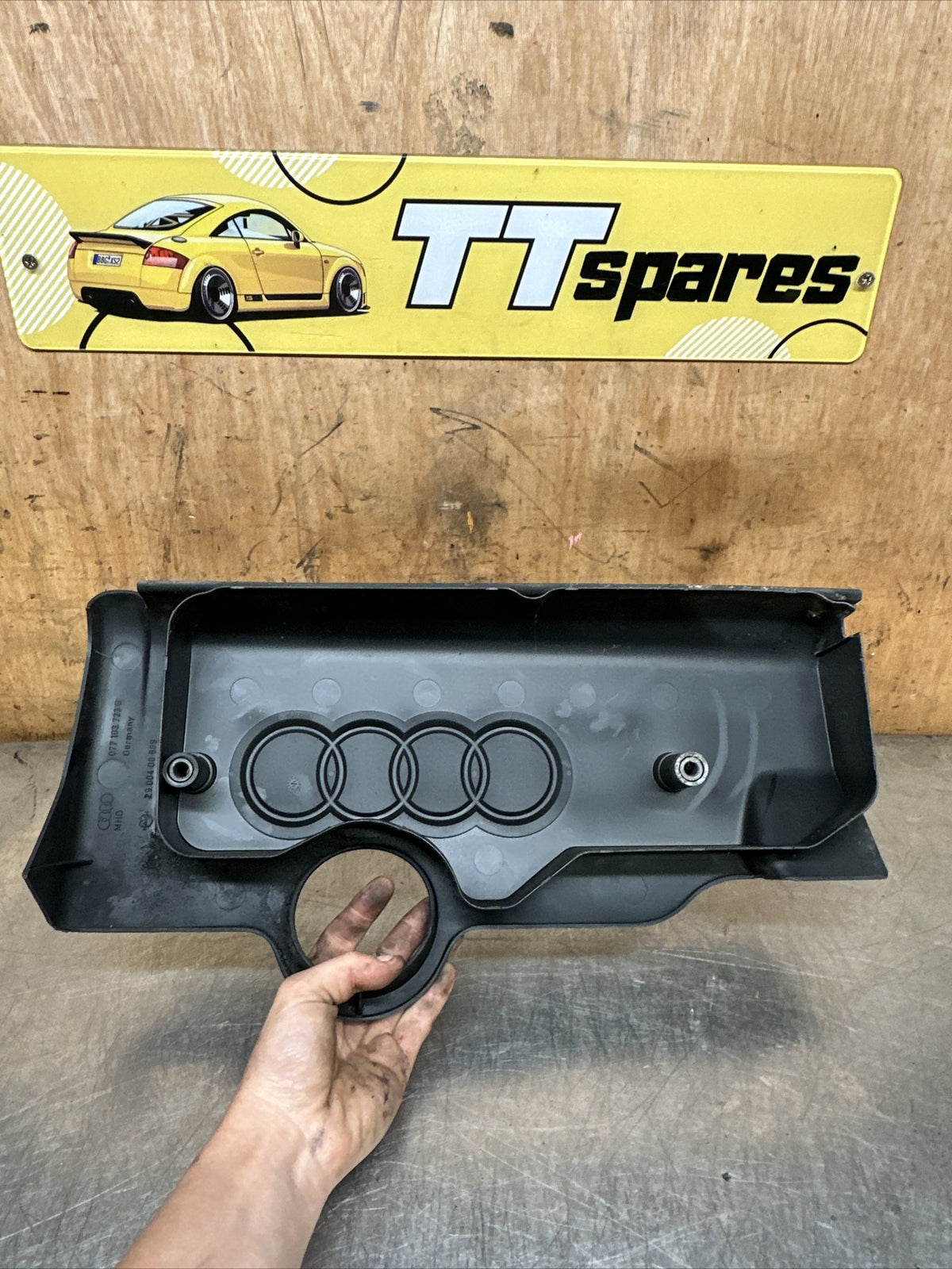 077103723b Audi A8 4A C4 PF 3.7 4.2 V8 32V NS Left Engine Cam Cover Trim