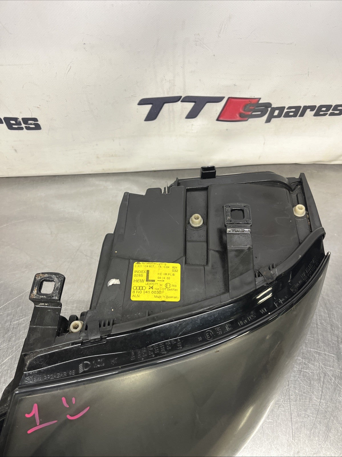 2010 AUDI TT FRONT LEFT PASSENGER SIDE HEADLIGHT 8N0941003BF #10