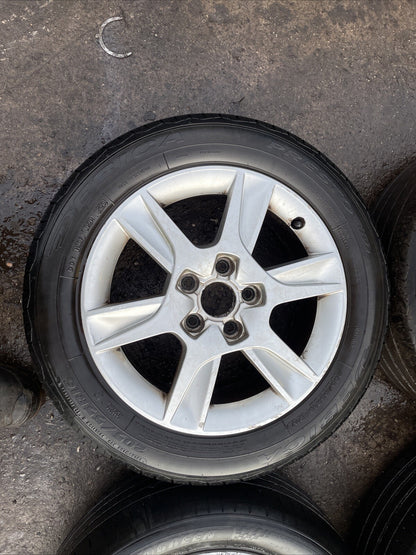 AUDI A3 8P 2004-13 SET OF 4 X 16” ALLOY WHEELS & TYRES 205/55 R16 8P0601025AN