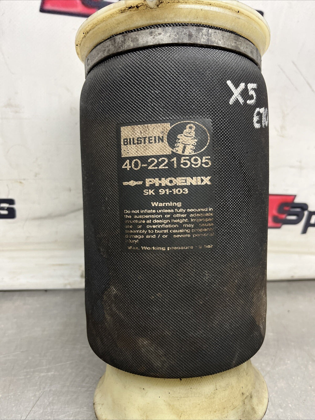 2015 BMW X5 F15 MK3 3.0 DIESEL REAR RIGHT DRIVER AIR SUSPENSION BAG 40-221595