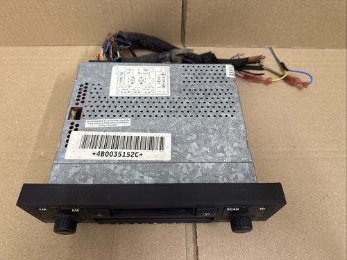 4B0035152C 2003 AUDI TT RADIO STEREO CASSETTE PLAYER HEAD UNIT With Code