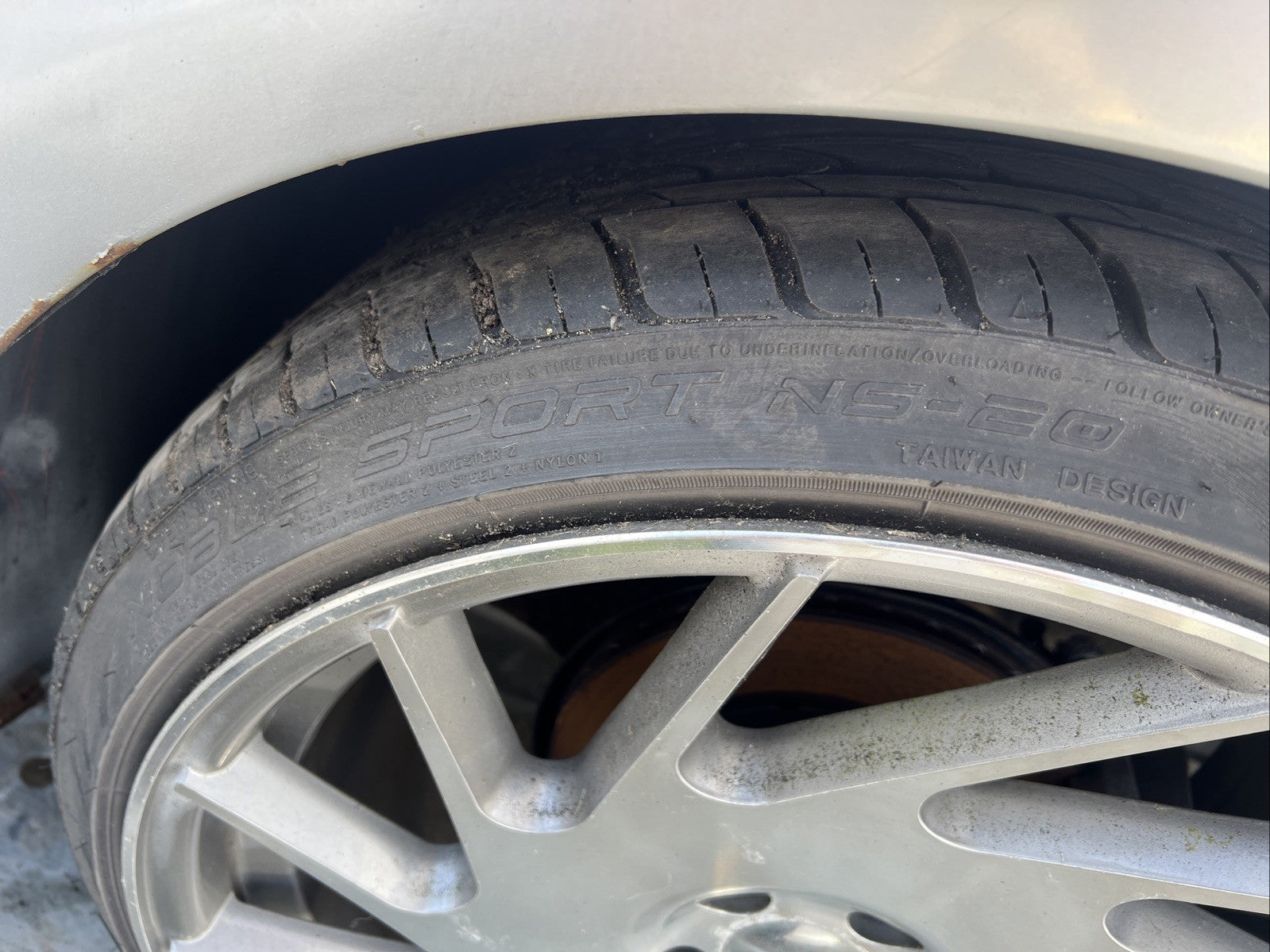 vossen wheels 235 35 19 5x100 Nankang Ns20 Tyres Good Tread