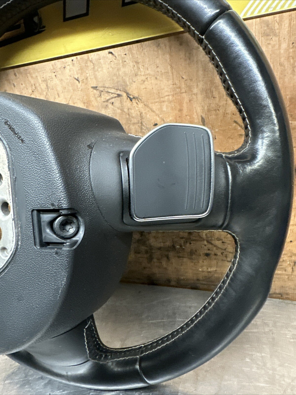 4F0419091AF 2006 AUDI S6 MULTIFUNCTION SPORT STEERING WHEEL 