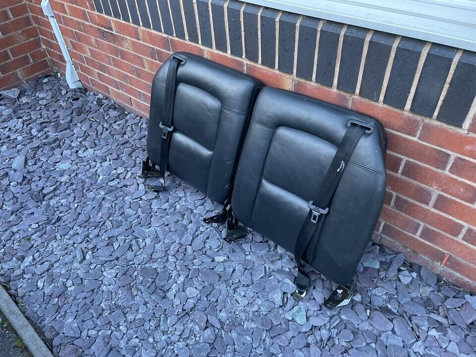 Genuine Audi TT Mk1 Black Leather Seats*REAR BACK SEATS ONLY*98-06*VGC