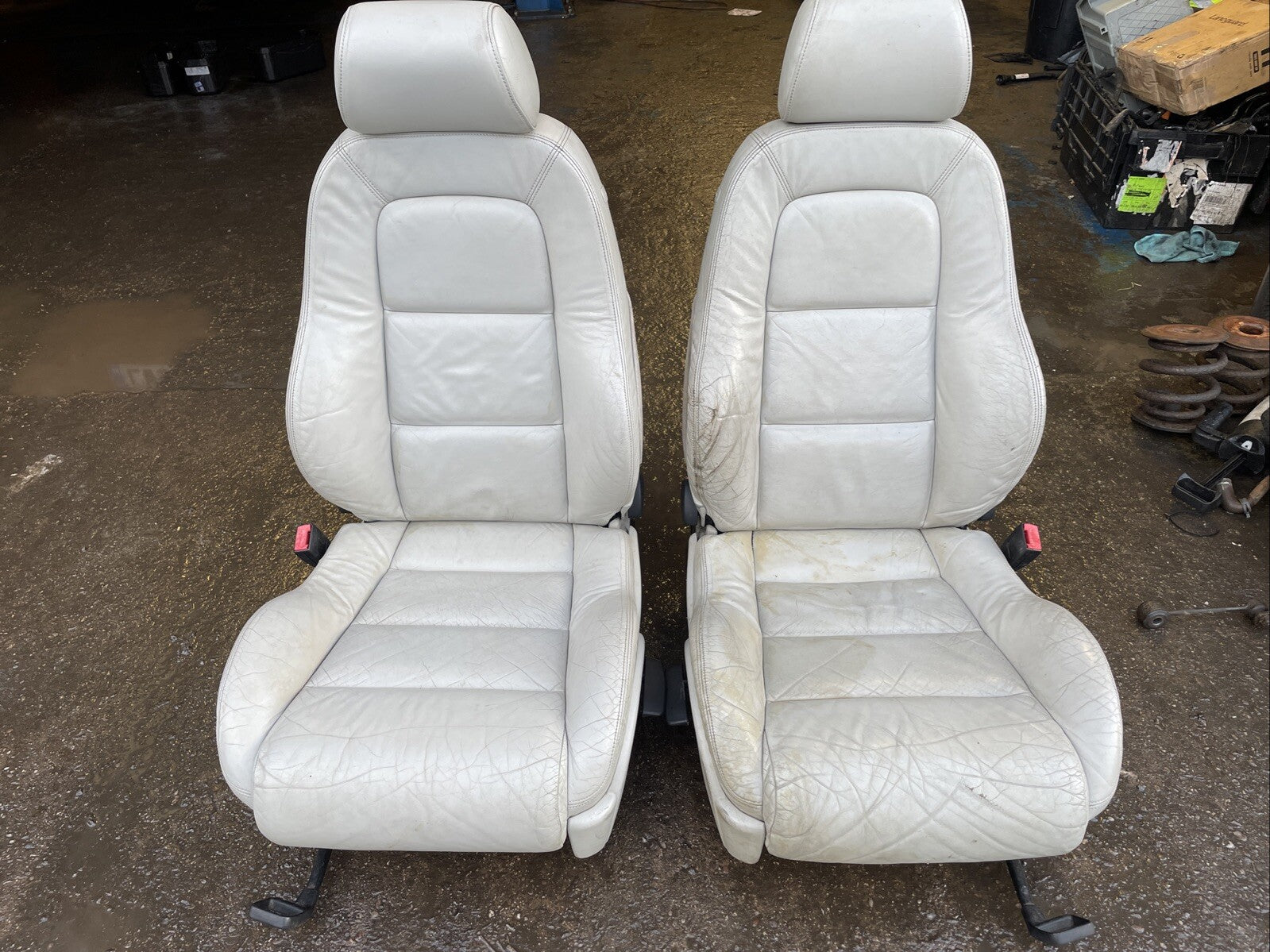Audi TT Quattro MK1 COUPE IVORY Full Leather Interior Seats Heated VW T5 T4