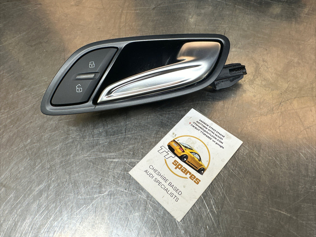 8J1837020 2014 AUDI TT BLACK EDITION 3DR DRIVER SIDE FRONT INNER DOOR HANDLE 