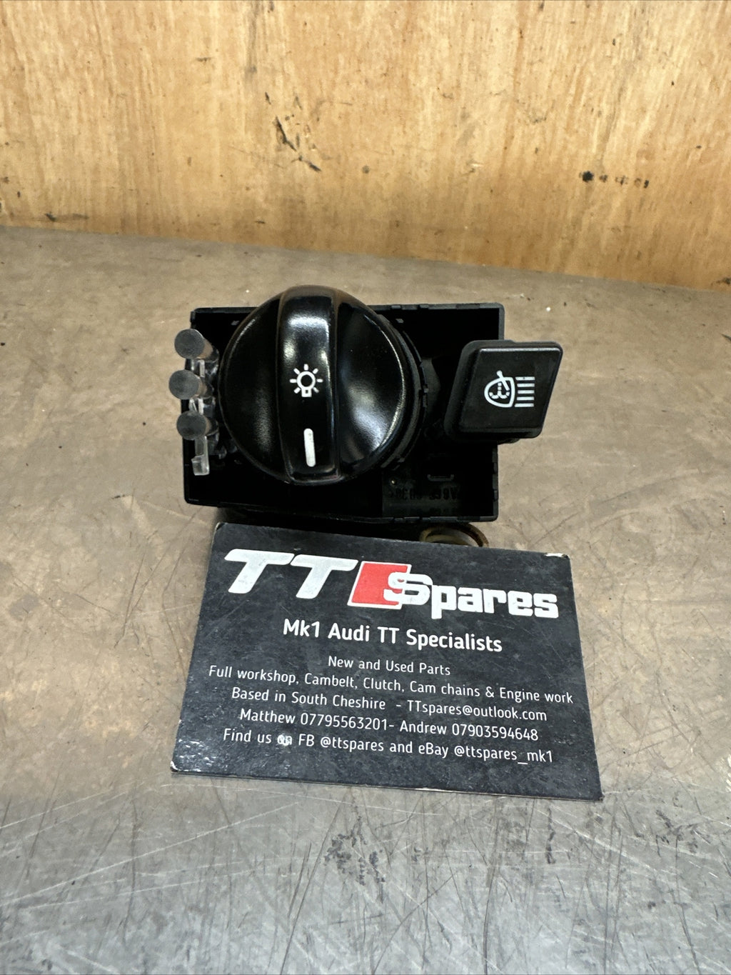 MERCEDES S CLASS W220 99-05 HEADLIGHT CONTROL SWITCH 2205450704