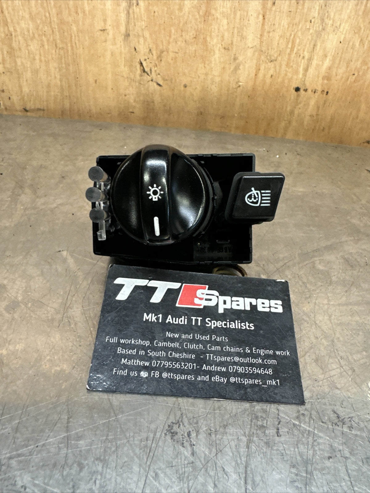 MERCEDES S CLASS W220 99-05 HEADLIGHT CONTROL SWITCH 2205450704
