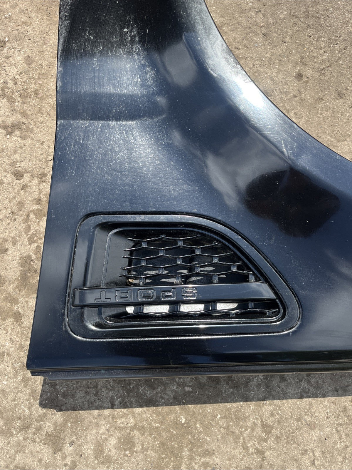 RANGE ROVER SPORT FRONT WING PASSENGER SIDE NEARSIDE LH 2007 5 DOOR JAVA BLACK 
