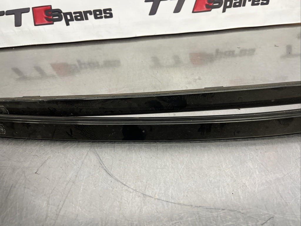 AUDI TT MK1 8N 98-06 COUPE PAIR ROOF GUTTER TRIMS RAILS Black