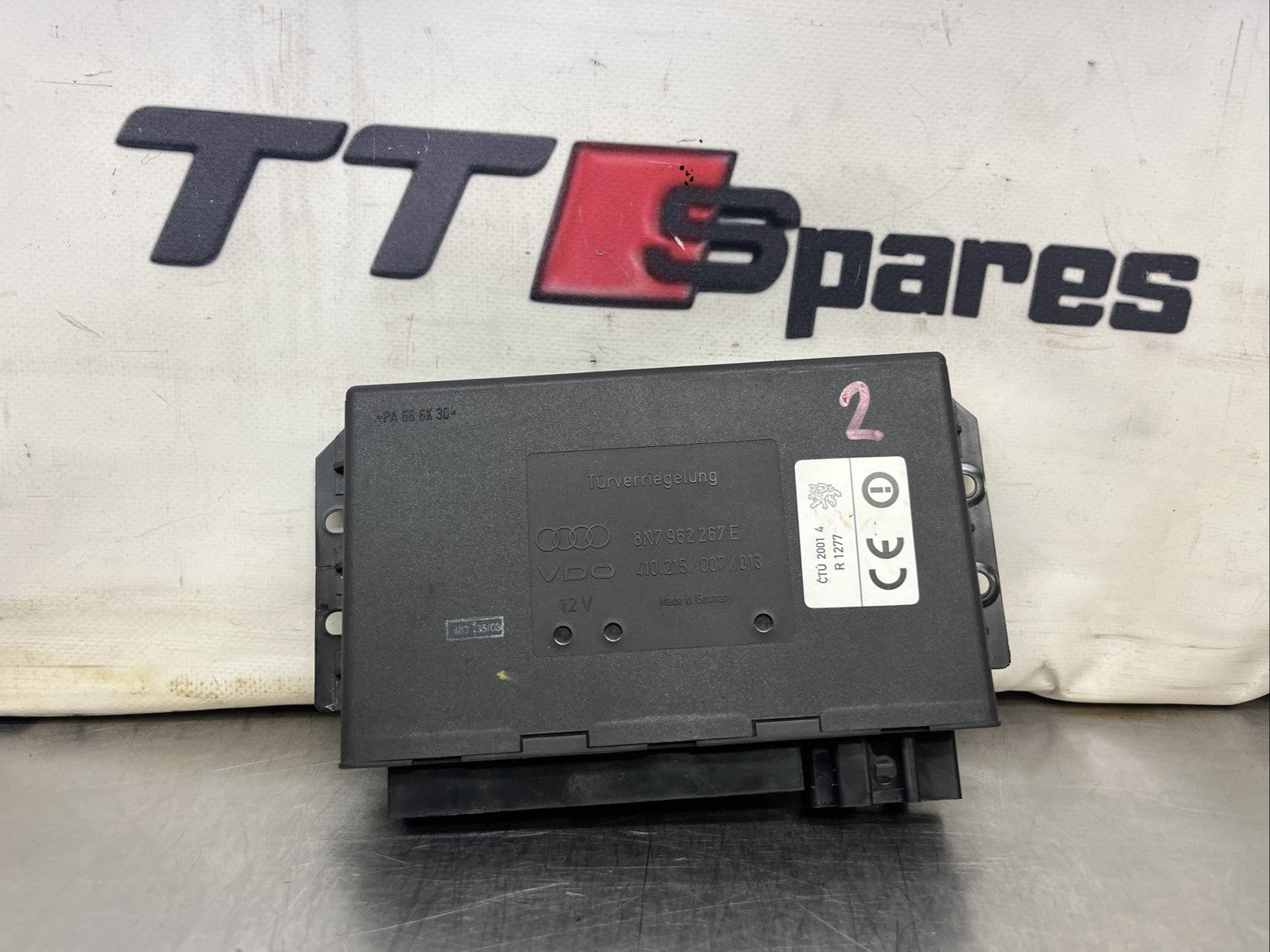 Audi TT Convertible CCM comfort control module 8N7962267E Roadster 8N