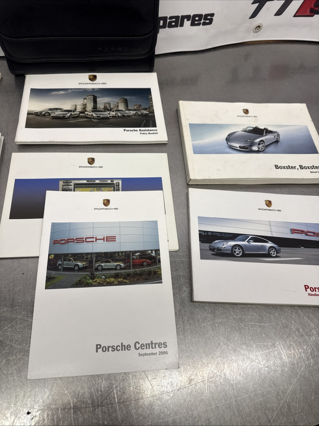 PORSCHE BOXSTER & S 987  (2004 - 2008) OWNERS MANUAL HANDBOOK & WALLET