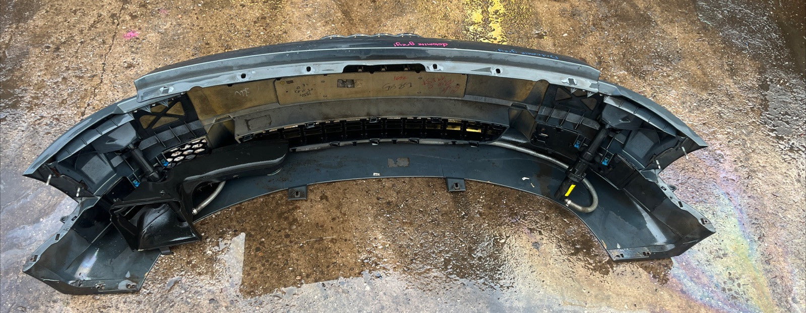 AUDI TT 8n mk1 3.2 V6 COMPLETE FRONT BUMPER + GRILLS WASHER JETS Dolomite Grey