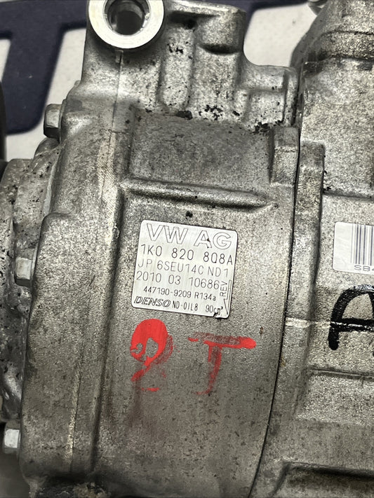 A/C AIRCON COMPRESSOR PUMP AUDI A3 SEAT LEON 2.0TFSI 1.8TSI 1K0820808A 2009-2012