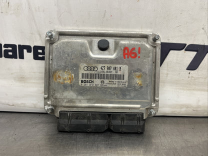 2002 AUDI A6  2.5 DIESEL ECU ENGINE CONTROL MODULE UNIT 4Z7907401B