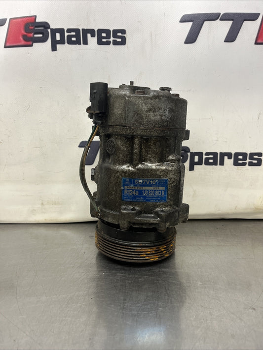VW Audi Golf MK4 Bora TT Leon AC Air Con Compressor Pump 1J0820803K SD7V16