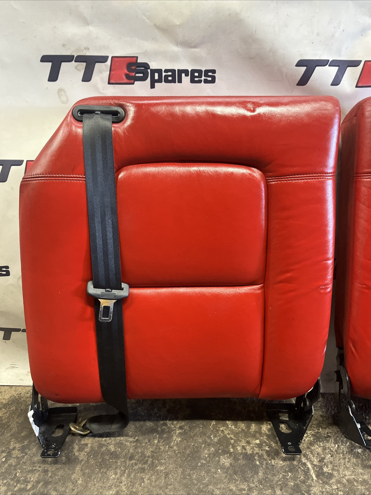 Genuine Audi TT Mk1 Leather Seat*REAR RED SEATS ONLY*98-06 Top And Bottom