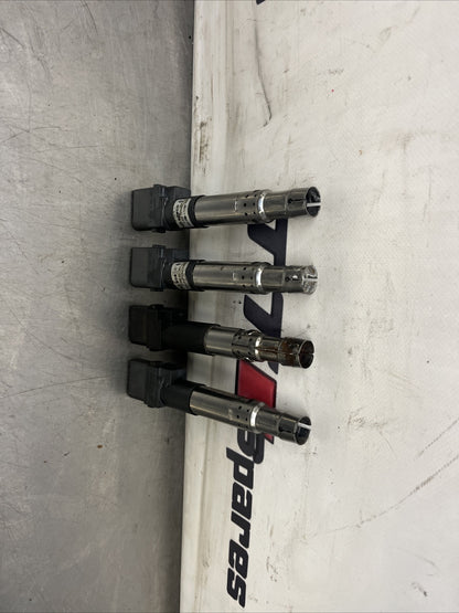 Audi TT V6 Quattro 2004 3.2 petrol ignition coil pack x4 set 0986221051