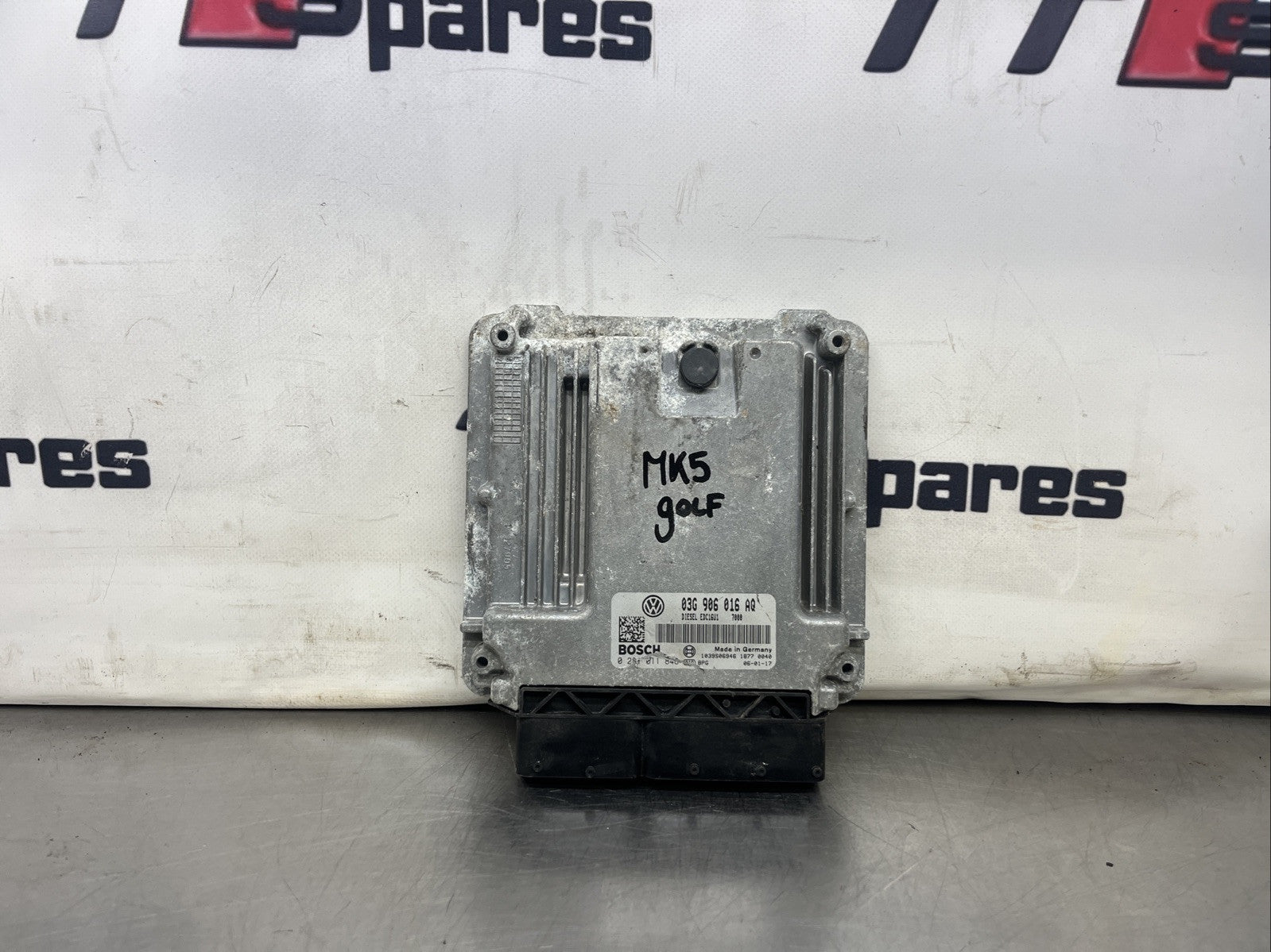 3G906016CB 02810119002005 VW GOLF 1.9 S TDI 5DR 1K MK5 BKC ENGINE ECU 