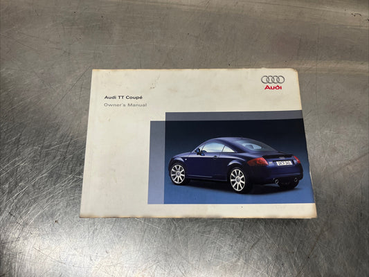 Genuine Audi TT Mk1 Owners Manual*Handbook*150*180*190*225bhp*Inc 3.2 V6*98-06*